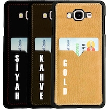 Daphne Samsung J1 (J100) Kılıf Deri Kartlıklı Arka Kapak