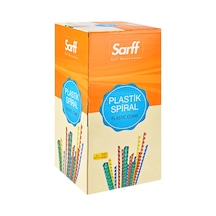 Sarff 28mm.beyaz Delux Plastik Spiral 50 Adet
