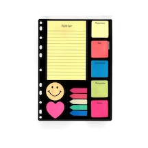 Karışık Posit Yapışkanlı Not Kağıdı Pos İt 19x26 Cm
