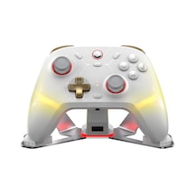 Cyclone 2 Wireless Controller - 1000hz Polling Rate, Tmr Joysticks, Hall/micro 2-in-1 Triggers For Pc/switch/switch 2/android/ios, Pc Gaming Controller With Charging Dock White