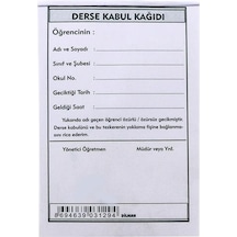 Dilman Derse Kabul Kağıdı 100'Lü N11.1899
