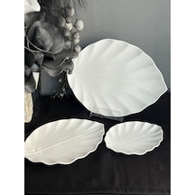 Pera 30 Cm Leaf Sunum Tabağı