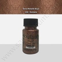 Cadence Dora Simli Metalik Boya 50 Ml. 168 Kestane