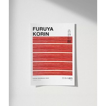 Çerçevesiz Poster Fruya Korin-vintage Japon Deseni Baskı No 3