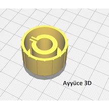 Ayyüce 3d, Toyota Corolla 2009-2012 Radyo Ses Düğmesi, Siyah