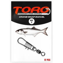 Protackle Crane Klipsli Fırdöndü 12'li No: 3 Sw145