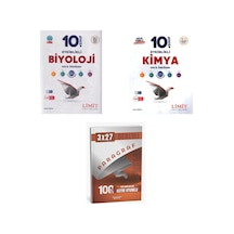 2027 Limit 10. Sınıf Etkinlikli Biyoloji + Kimya Maarif Soru + Anla Kazan Paragraf Deneme 3'lü Set