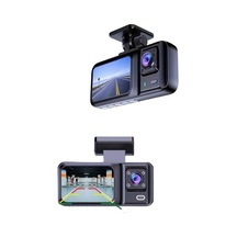 Hubrendy  Dvr Araç İçi Kamera Ön Ve İç Kamera 2 İnç Ekranlı Çift Kamera