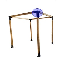 Pergola Demir Bağlantı 8x8cm Çardak Kamelya Köşe 90