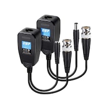 Powermaster Bnc To Rj45 Video Balun + Power Konnektör Pm-3898