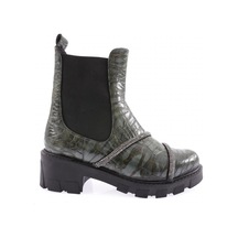 Dgn Md1563 Kadin Silver Taşli Strech Detayli Bot MD118-1563-R4612 Yeşil