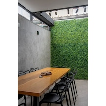 Yapay Çiçek Duvar Kaplama Panel Şimşir Tabaka 40x60 Yeşil Dikey Bahçe Yeşil