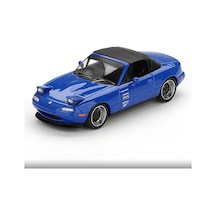 1/64 Mazda Miata Mx-5 Na Tuned Version Dark Blue Mavi