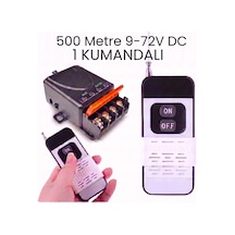 Lavat 500 Metre Menzilli 9-72v Dc 30a 1 Kumandalı Uzaktan Kumanda Ve Röle Alıcı Seti