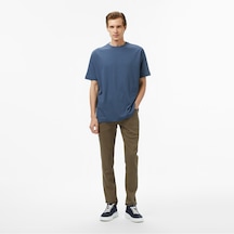 Nautica Erkek Kahverengi Slim Fit Pantolon Düz P57114t Kahverengi
