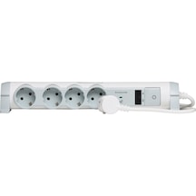 Legrand Grup Priz Anahtarlı 4 X 2P+T Prizli Ve 2 Data Prizli Parafudrlu 1.5 Kablolu  - 694664