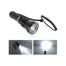 Premium 1200 Lümen Şarjlı Led El Feneri Uzun Mesafe Seyahat Aleti Yol Arkadaşı Çok Renkli