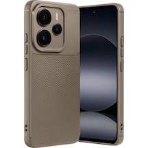 Ilkeshop Newface Xiaomi Note 14 5g Auto Focus Karbon Kapak - Kahverengi