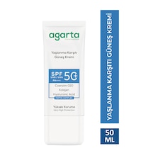 Agarta Yaşlanma Karşıtı Collagen İçerikli Yüz Güneş Kremi SPF50+ 50 ML