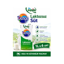 Laktozsuz Süt 1lt X 6 Adet
