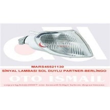 Sinyal - 10 - Lambası Sol Duylu Peugeot Partner - Novapazr - 1996-2002