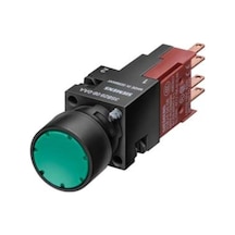 Siemens 3sb2226 0ae01 3sb2 Plastik Seri 16mm Komple Işıklı Buton Yeşil 10a 1no