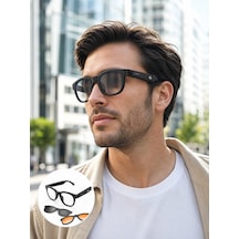 Yapay Zekâ Destekli Akıllı Gözlük Değiştirilebilir Manyetik Lens Bluetooth Bağlantı Ve Dokunmatik Kontrol