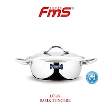 Fms Çelik Lüx Basık Tencere No:40