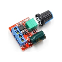 5a 35v Mini Dc Motor Pwm Potlu Hız Kontrol Devresi 90 Watt Açma Kapama Butonlu Ayarlanabilir Vo