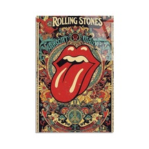 Rolling Stones Müzik Posteri - Cam Tablo - Deg1534 80 X 125 Cm