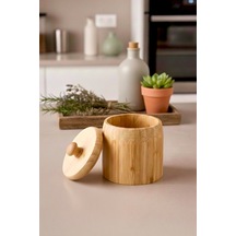 Pisa Bambu Tekli Baharat Kavanoz 13x14 Cm Diğer