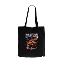 Pantera Cowboys From Hell Siyah Kanvas Bez Çanta Siyah