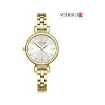 Yingfu Curren 9098 Kadın Kol Saati - Paslanmaz Çelik Beyaz Kadranlı Moda Saat Altın/ Altın Yingfu Curren 9098 Kadın Kol Saati - Paslanmaz Çelik Beyaz Kadranlı Moda Saat Altın/ Altın