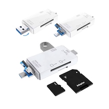 Type-c Otg Kart Okuyucu Usb Hub Sd/tf Hafıza Kart Desteği, Telefon Ve Bilgisayar Uyumlu