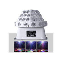 Quenlite QR-650 DMX Profesyonel Dönerli RGB LED Top Işık Disko Sahne Işık Sistemi