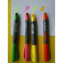 Fosforlu Jel Kalem 12 Adet Adel Yeşil 3+Pembe 3+Sarı 3+ Turuncu