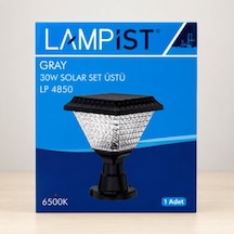 Lampist Gray 30w Solar Set Üstü 6500k Ip65