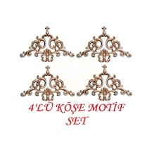 Dekoratif 41 26 Çıta Uyumlu Patina 4'lü Paket Dgm-24