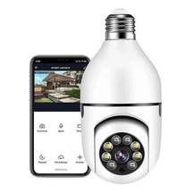 Bizahmetgelsin Wifi 360 Panoramik Ampul Kamera Gece Görüş Ses Akıllı Hareket Algılayıcı