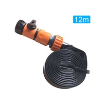 Mufunye Bahçe Trenbolin Sulama Sistemi - 12m Turuncu Pvc Sprinkler, Çift Fonksiyonlu Bahçe İçin