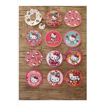 Freestyle Libre 2 Sensör Koruyucu Bant 12'li Paket / Hello Kitty