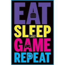 Maxi Poster Eat, Sleep, Game, Repeat Gaming
