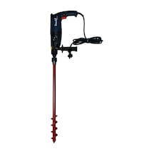 Matkap Uyumlu Toprak Burgu Makinesi 60cm X 5 Cm Kırmızı