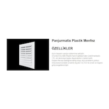 45 45 Plastik Menfez