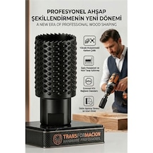 Zenvac M14 29 Mm Panç Törpü Agresif Ahşap Oyma Freze Avuç Taşlama Uyumlu Şekillendirici 723040 Zenvac29