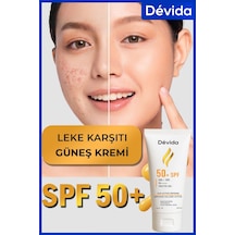 Devida UVA UVB Koruyucu Cilt Lekesi Önleyici Nemlendirici UvActive 400+ Yüz Güneş Kremi SPF50+ 50 ML
