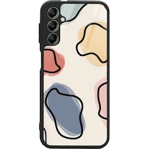 A04s Uyumlu Nude Milky Tasarımlı Glossy Telefon Kılıfı Siyah