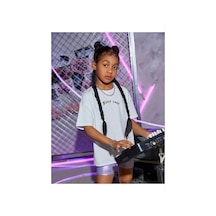 Çocuk Unisex Baskılı T-shirt - Beyaz Çok Renkli