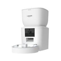 Xenon Smart Otomatik Kedi Mama Kabı (Kameralı) | Çelik Kaseli, Sesli, Wifi, Mobil Kontrol, Akıllı Mama Kabı (X8604)
