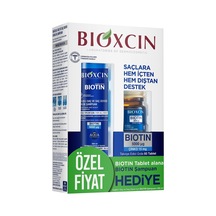 Biotin Saç Bakım Seti Dökülme Karşıtı Şampuan 300 Ml + Biotin 5000 Mcg 60 Tablet Saç Sağlığı İçin Takviye Edici Set